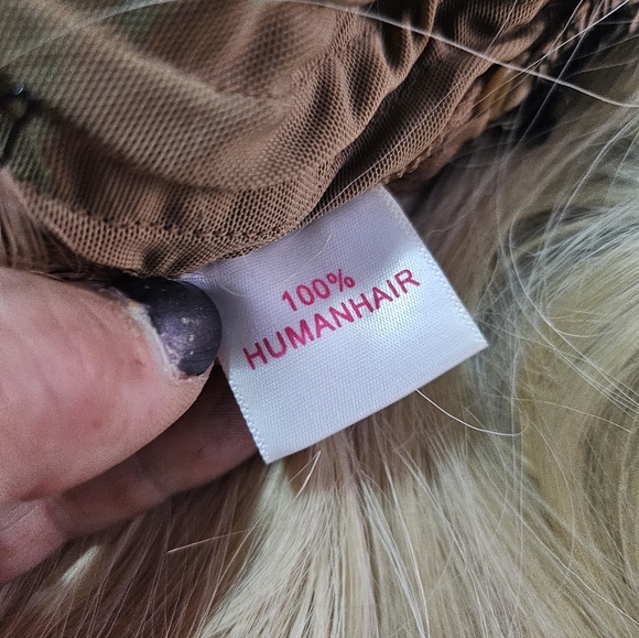 Raregen Over 22 Inch Human-Look Lace Front Wig - Natural Light Blonde - Picture 10 of 11